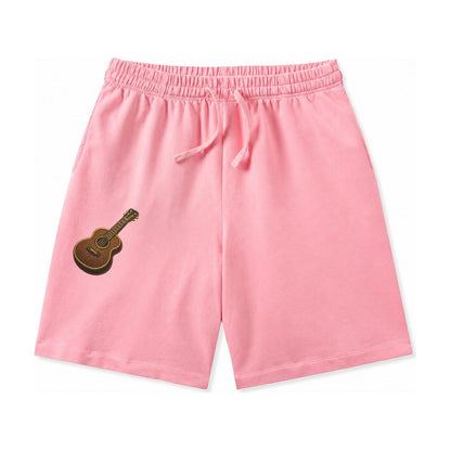 Vintage Guitar Classic Acoustic Guitar With Bronze Strings A Washed Shorts – Pink
