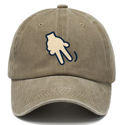 Doubles Hand Signal Behind Back Tennis Match Rituals Classic Cap – Warm Sand