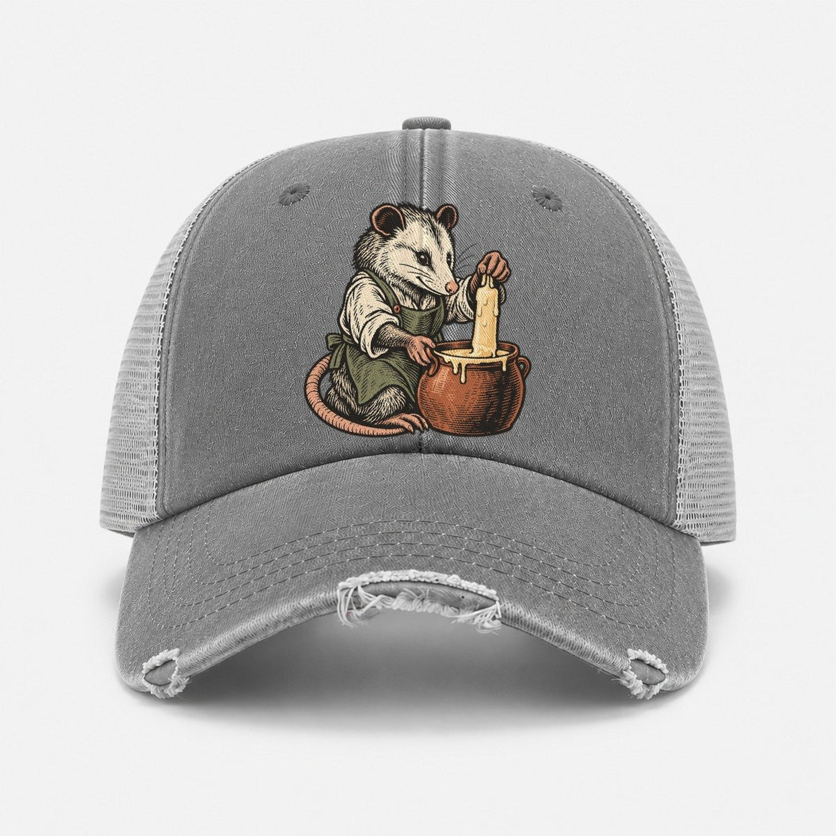 Grey — front view