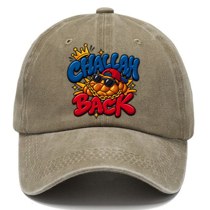Challah Back Retro Judaism Heritage Classic Cap – Warm Sand