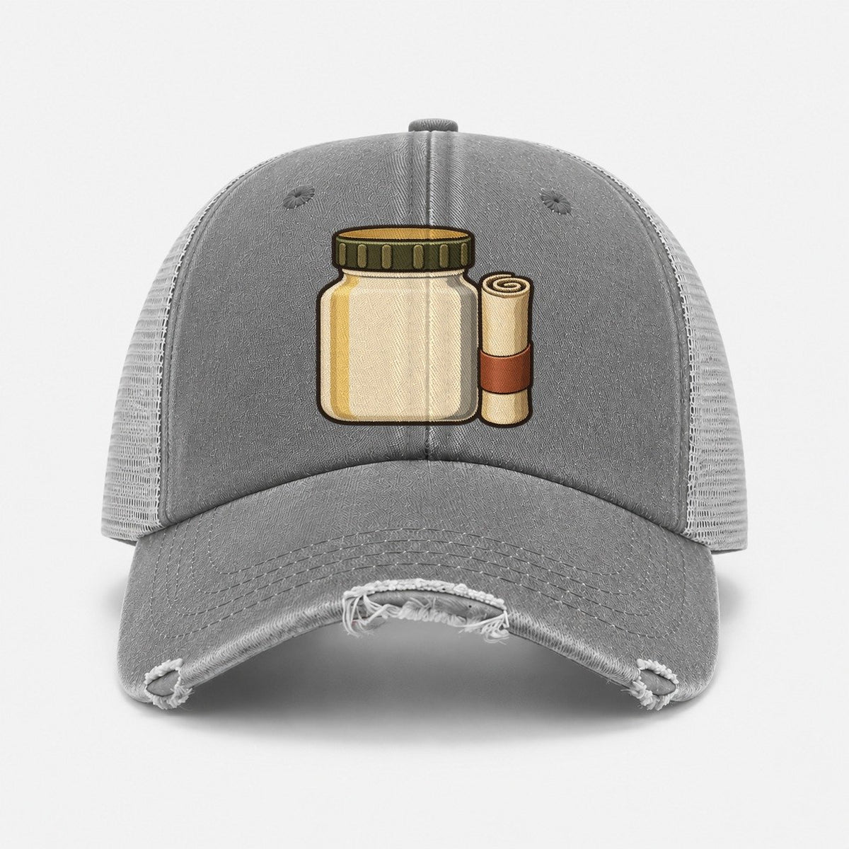 Grey — front view