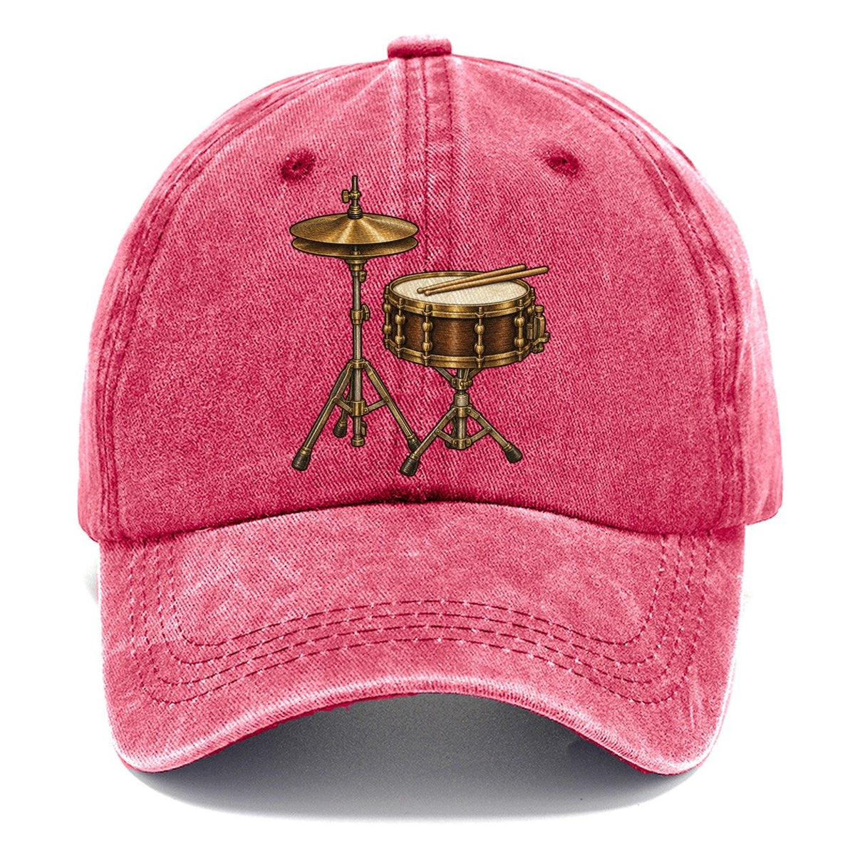Hi Hat And Snare Fan Favorites Classic Cap – Pomegranate Blush