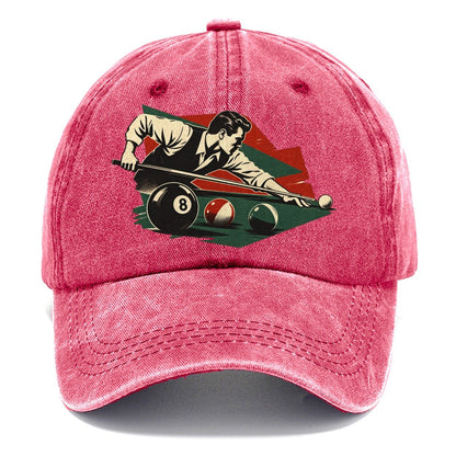 Pool Player with 8 Ball Classic Cap – Pomegranate Blush