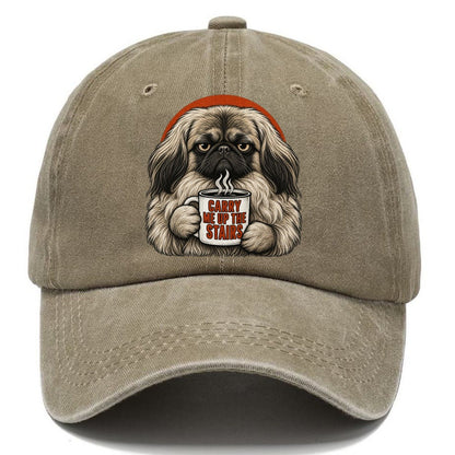 Pekingese Mug Truths Dog Mug Truths Classic Cap – Warm Sand