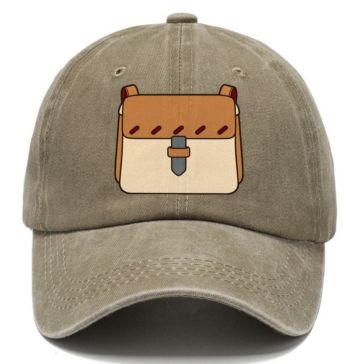 Small Satchel Study Leathercraft Classic Cap – Warm Sand
