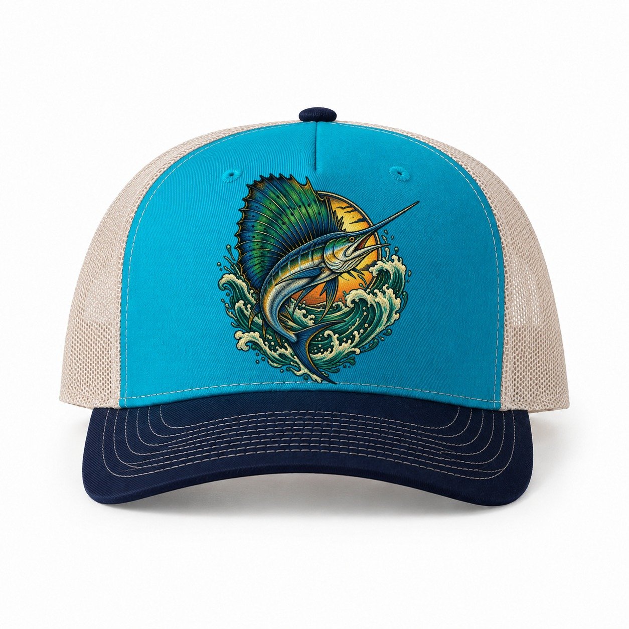 Teal-Navy — front view