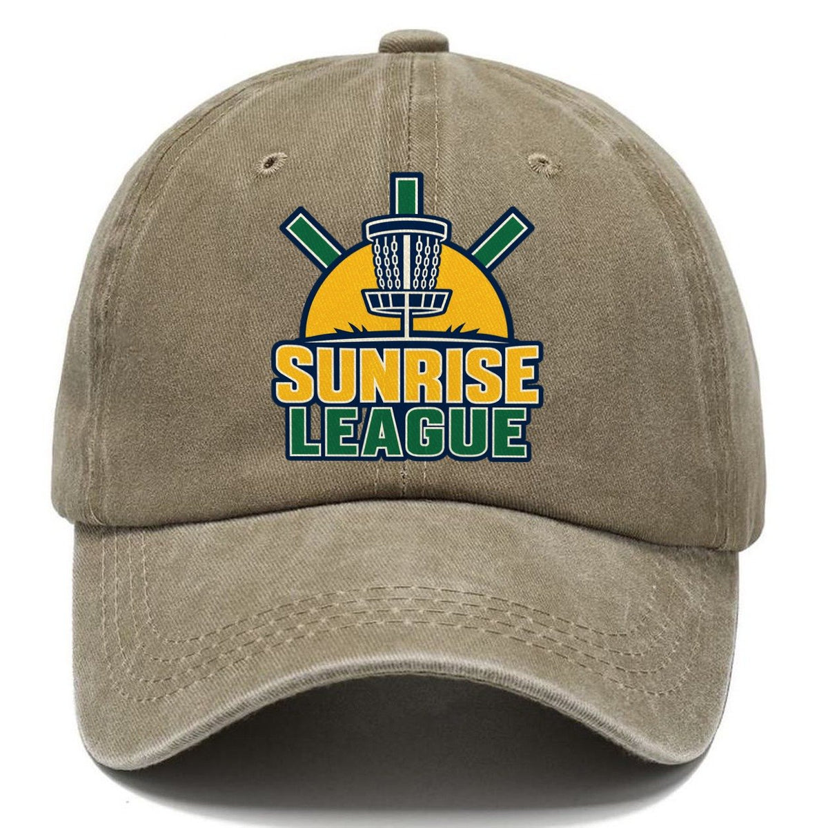 Sunrise League Disc Golf Classic Cap – Warm Sand