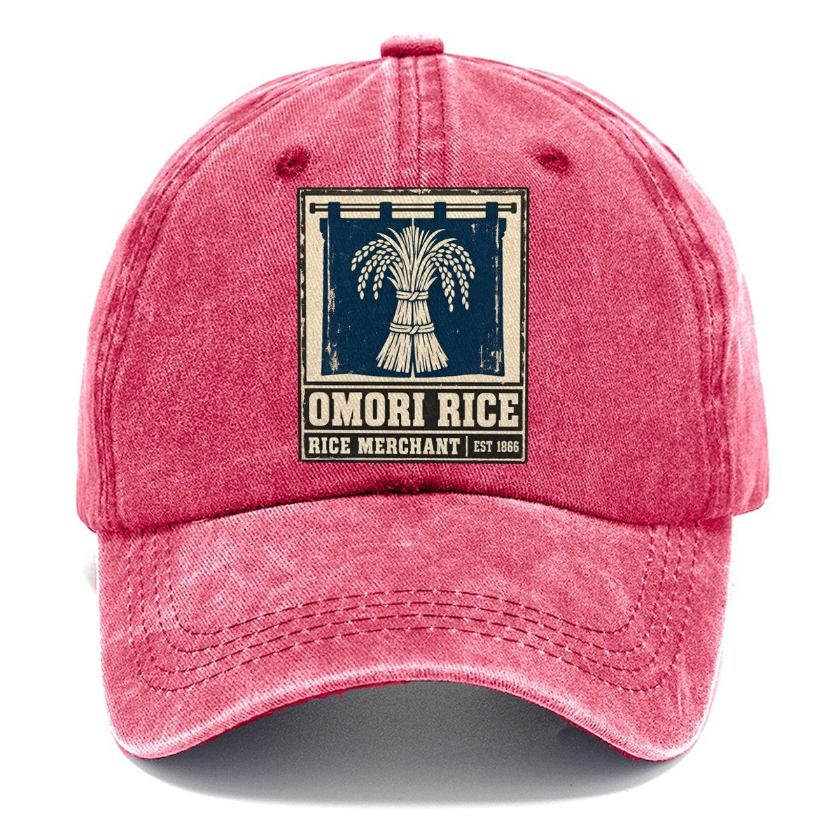 Omori Rice Merchants Noren Trade Co Classic Cap – Pomegranate Blush