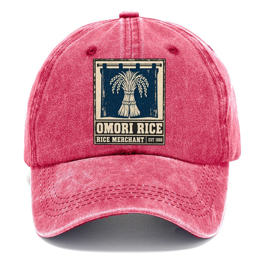 Omori Rice Merchants Noren Trade Co Classic Cap – Pomegranate Blush