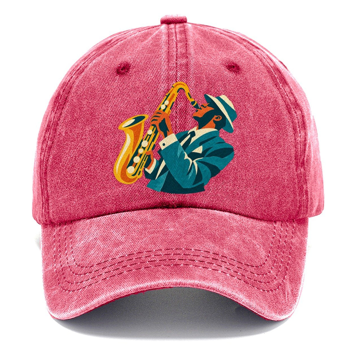 Jazz Saxophonist Classic Cap – Pomegranate Blush