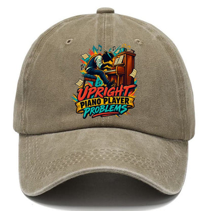 Upright Piano Player Problems Music Instruments Classic Cap – Warm Sand