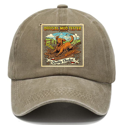 Official Mud Tester Transparent Classic Cap – Warm Sand