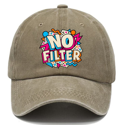 No Filter Crazy Styles Classic Cap – Warm Sand