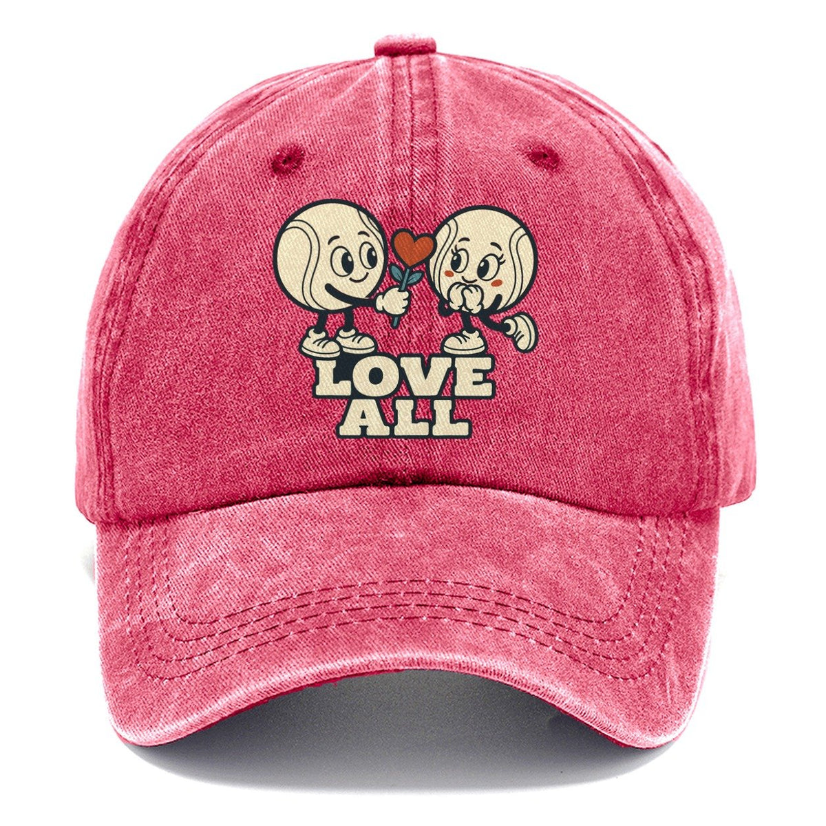 Love All Familiar Punchlines Classic Cap – Pomegranate Blush