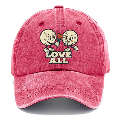 Love All Familiar Punchlines Classic Cap – Pomegranate Blush