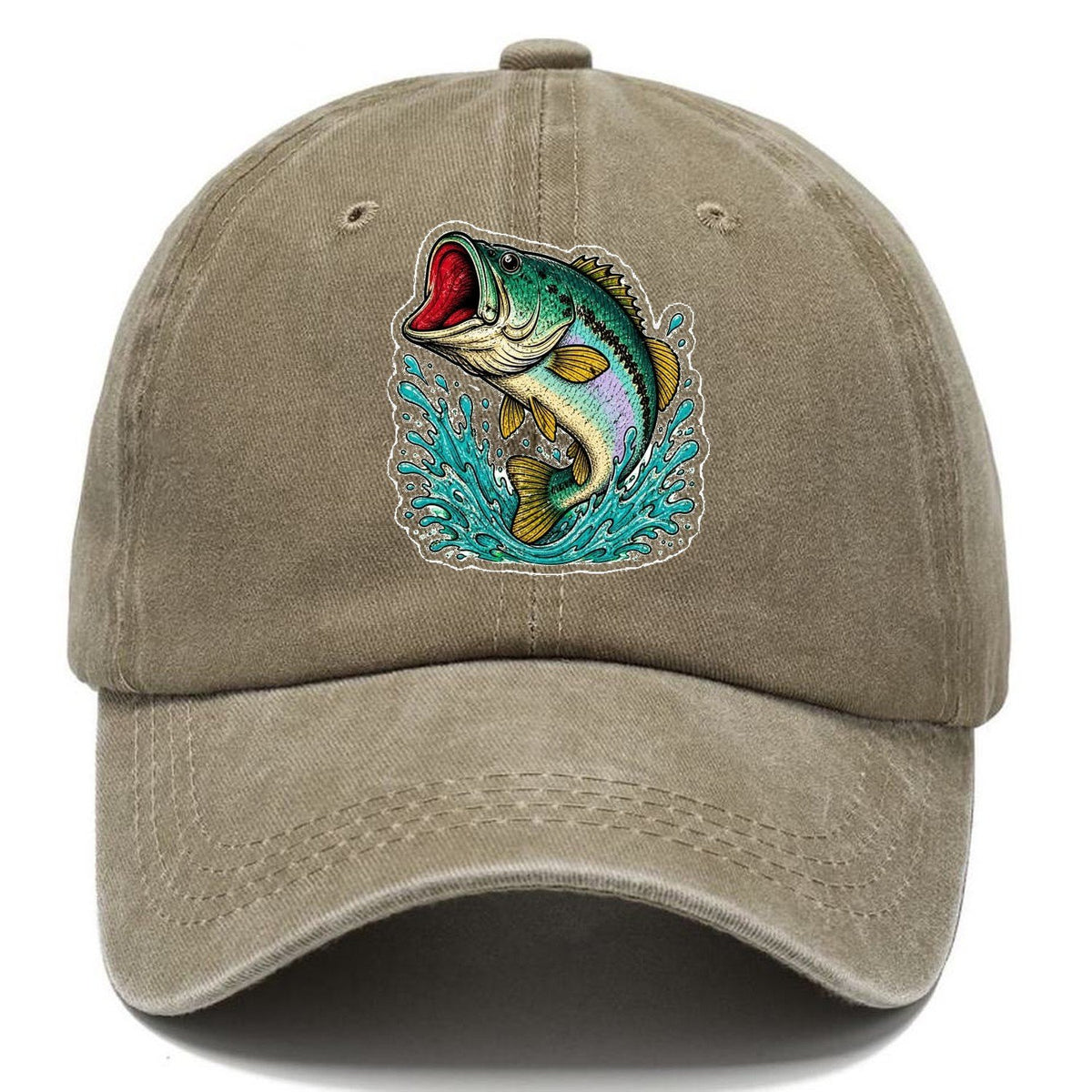 Fish Splash Classic Cap – Warm Sand