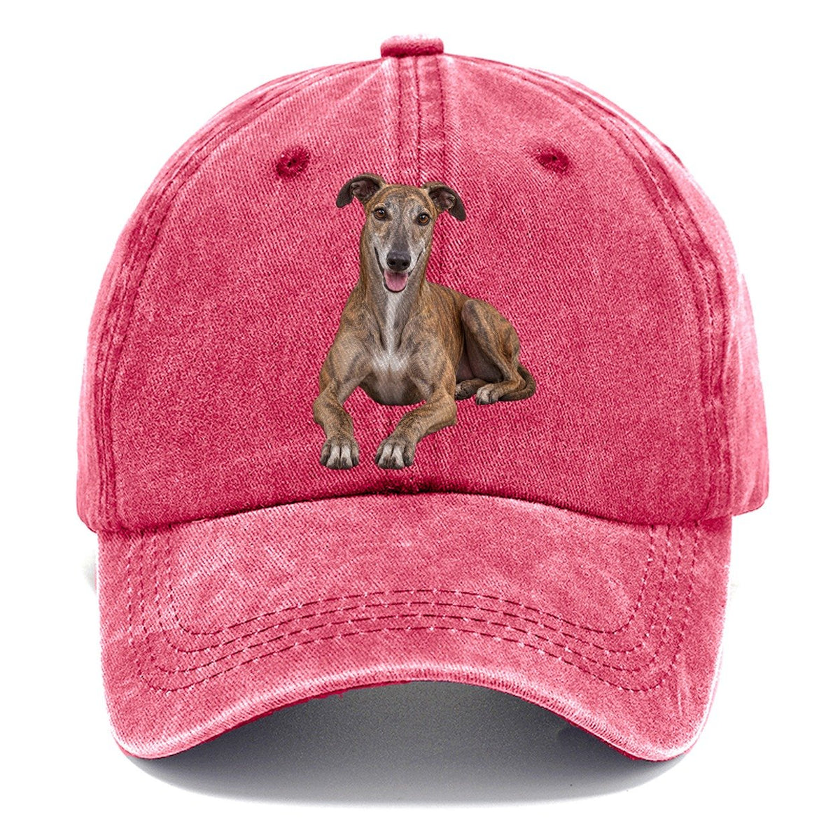 Greyhound Lying Down Top Breeds Classic Cap – Pomegranate Blush