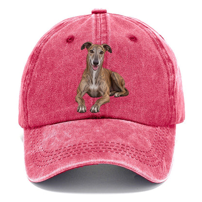 Greyhound Lying Down Top Breeds Classic Cap – Pomegranate Blush