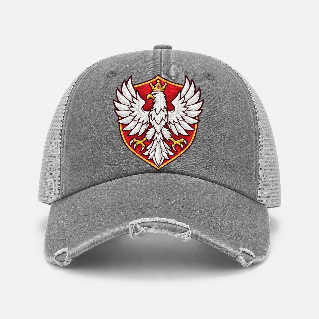 Grey — front view