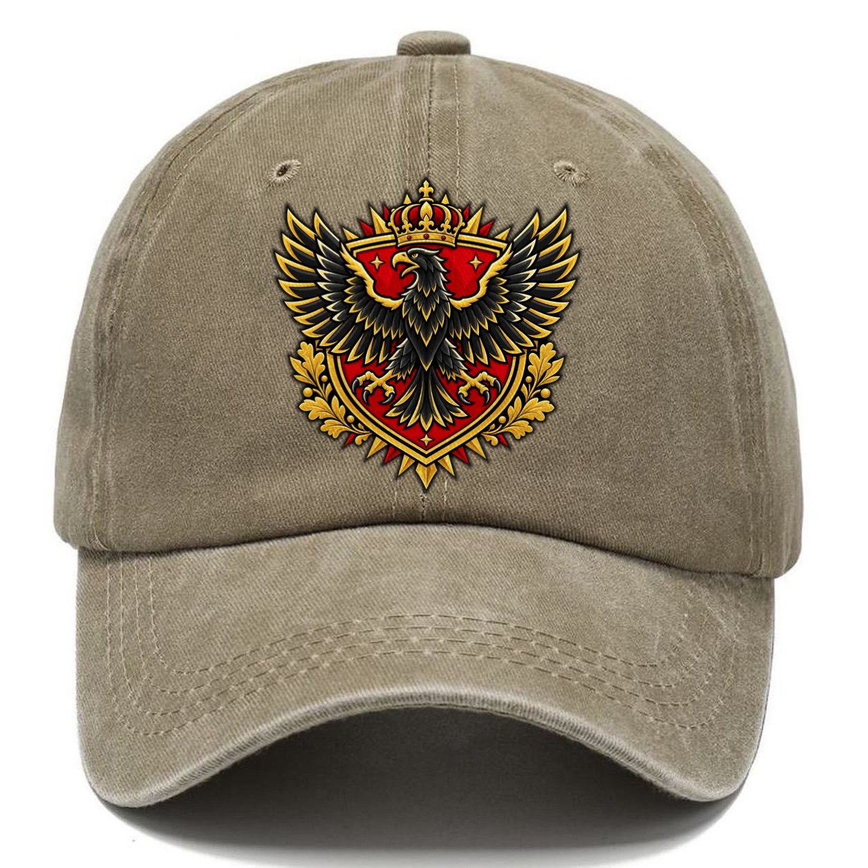 Germany Heraldic Crest Country Logos Classic Cap – Warm Sand