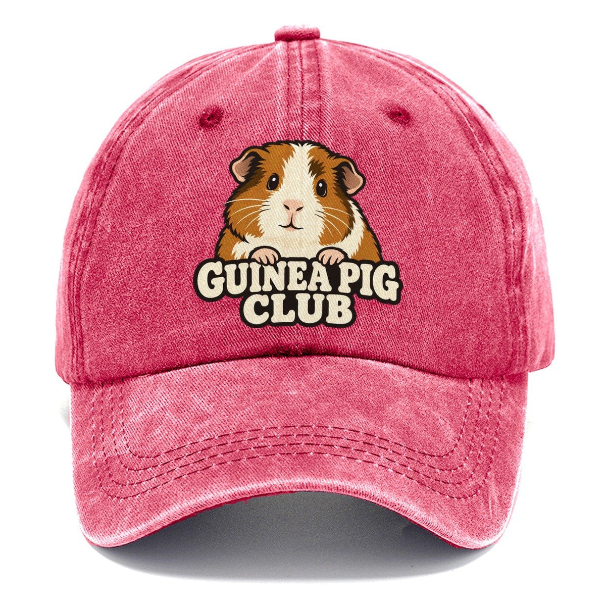 Guinea Pig Club Small Pet Logos Classic Cap – Pomegranate Blush