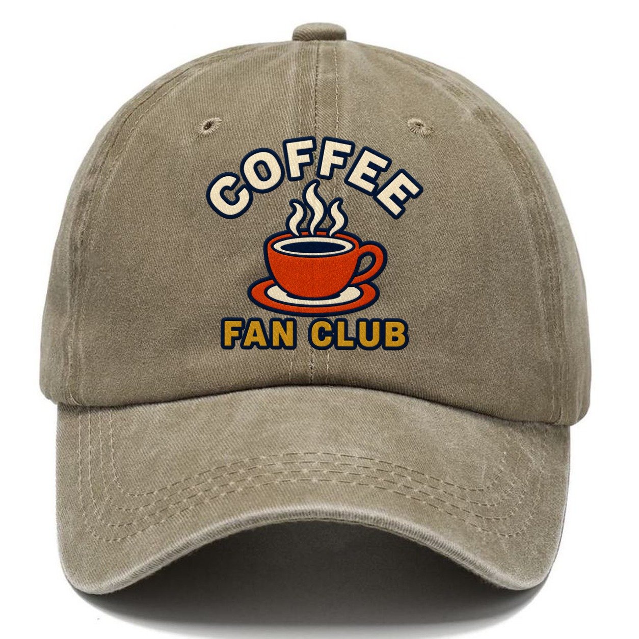 Coffee Fan Club Classic Cap – Warm Sand
