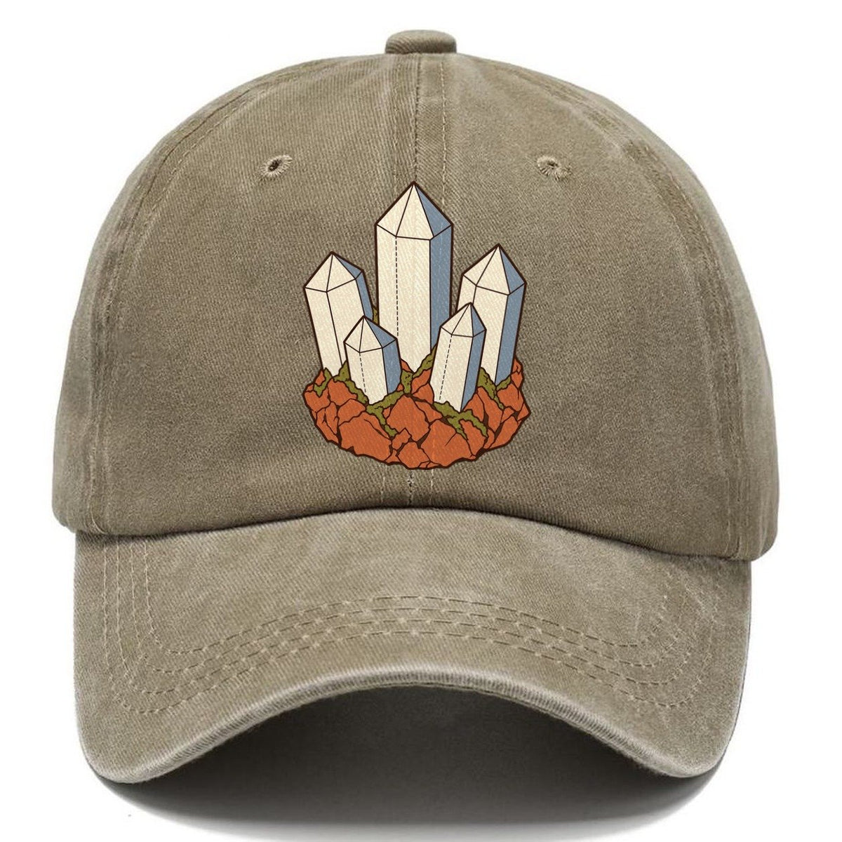 Quartz Cluster Study Rocks And Minerals Classic Cap – Warm Sand