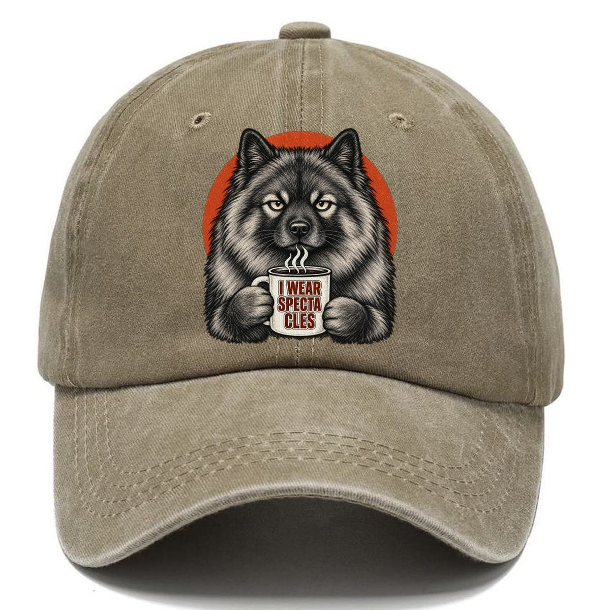 Keeshond Mug Truths Dog Mug Truths Classic Cap – Warm Sand