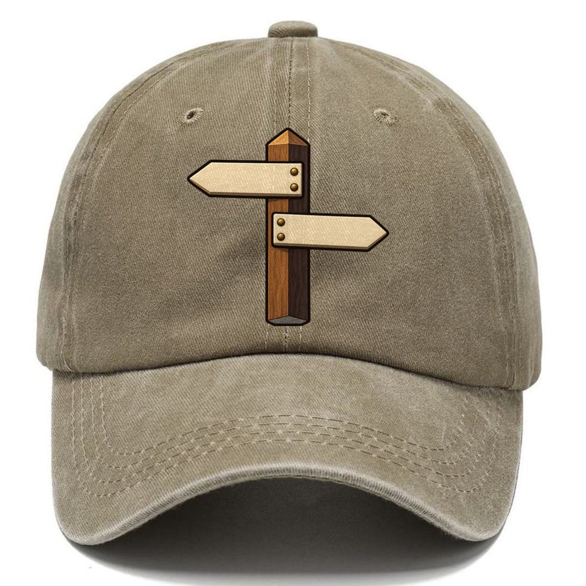 Trail Junction Post Geocaching Classic Cap – Warm Sand