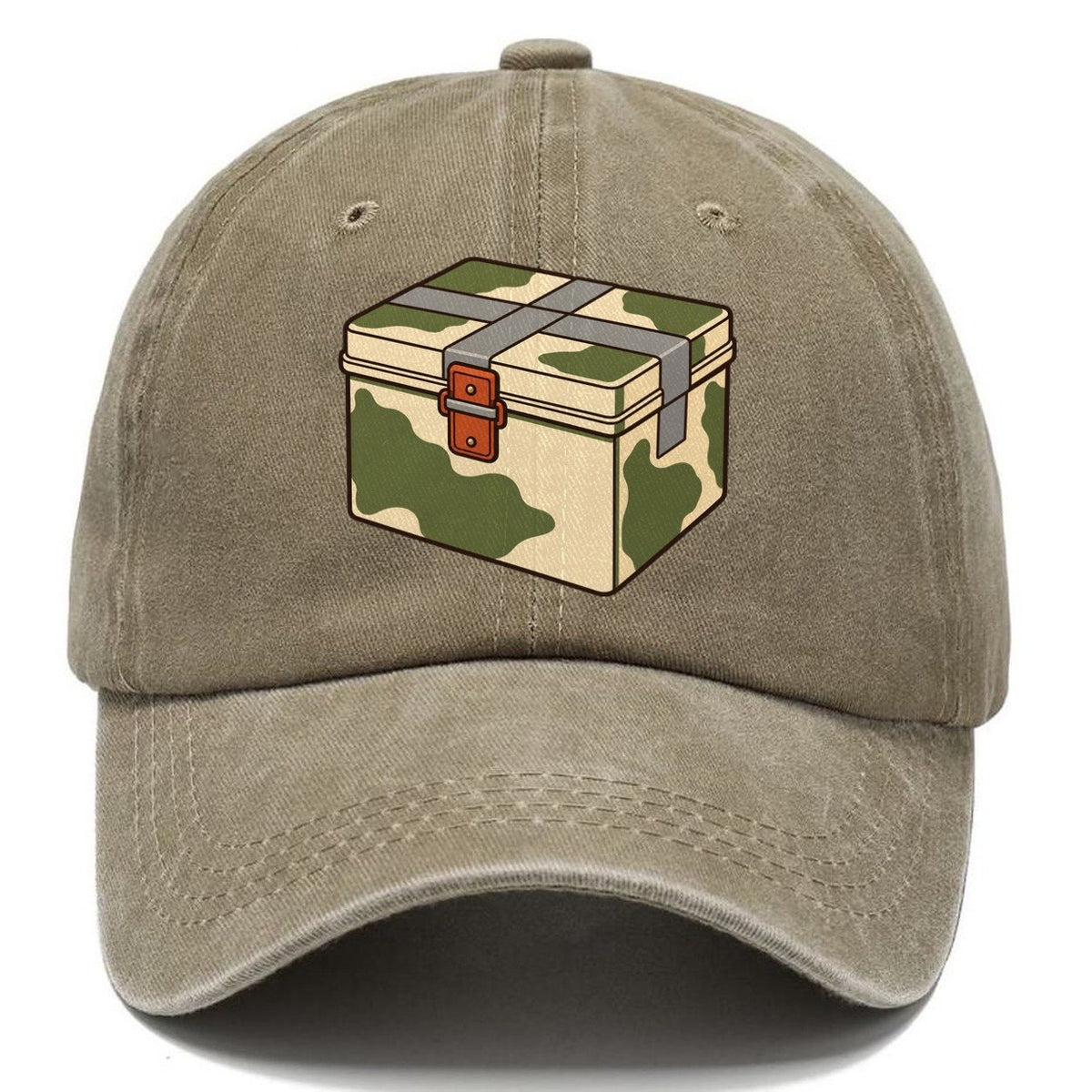 Wrapped And Taped Box Geocaching Classic Cap – Warm Sand