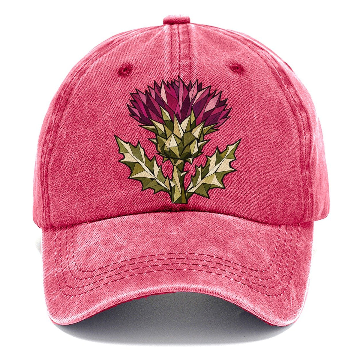Purple Thistle Wildwood Mosaic Classic Cap – Pomegranate Blush