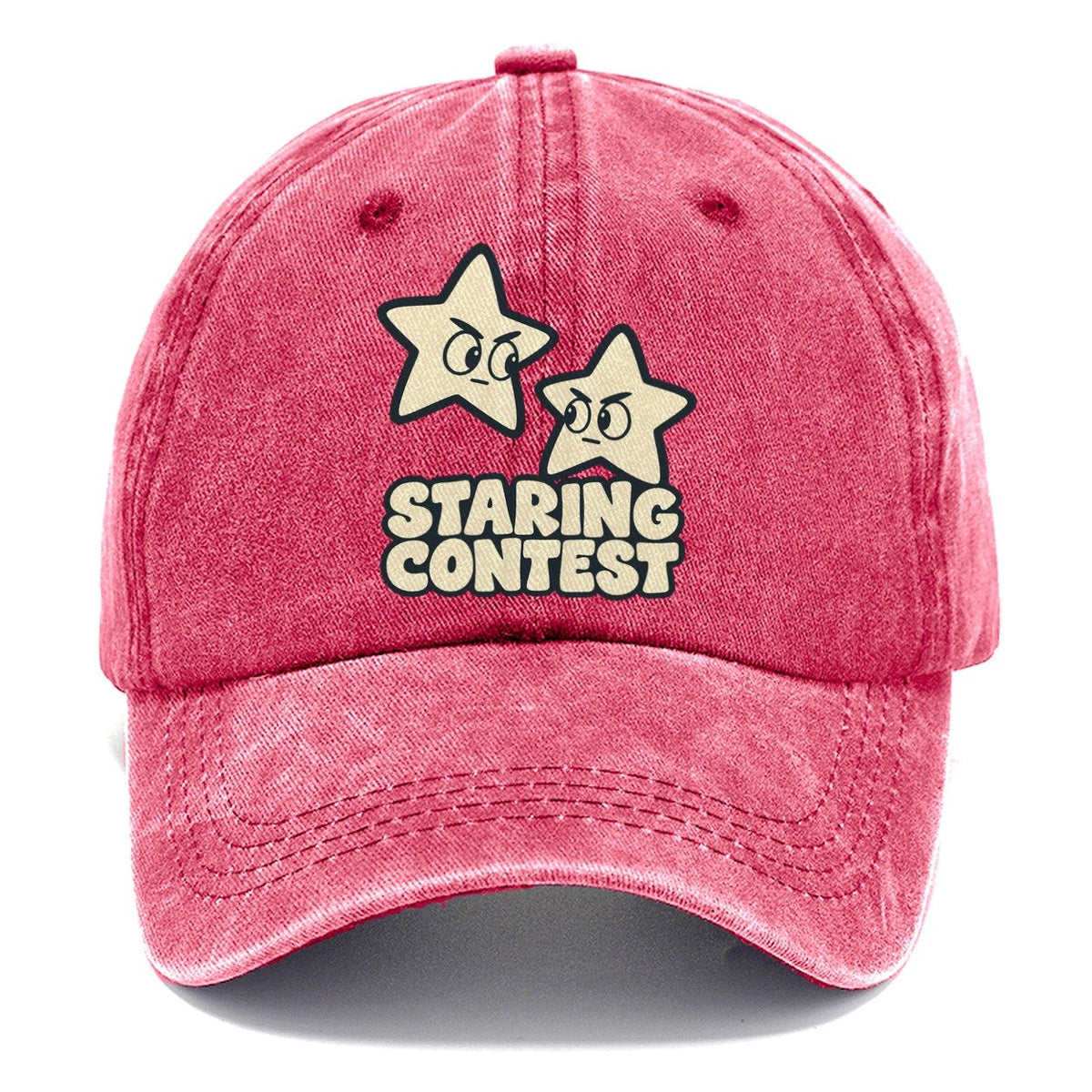 Staring Contest Familiar Punchlines Classic Cap – Pomegranate Blush