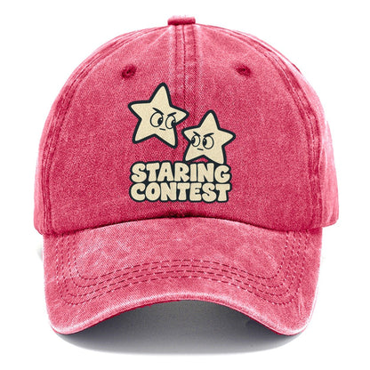 Staring Contest Familiar Punchlines Classic Cap – Pomegranate Blush