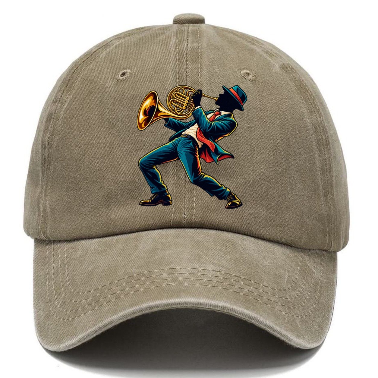 French Horn Icon Music Instruments Classic Cap – Warm Sand