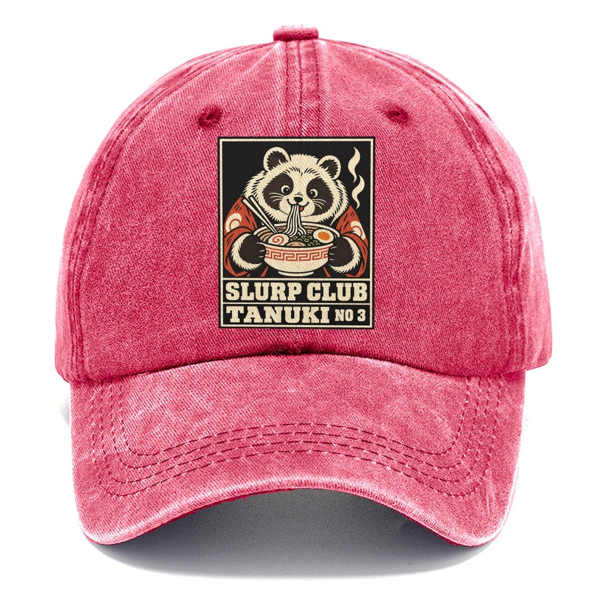 Tanuki Tonkotsu Slurp Club Classic Cap – Pomegranate Blush