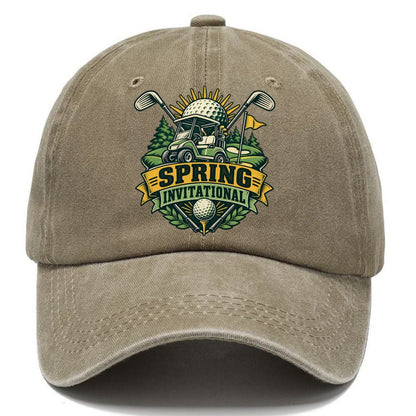Spring Invitational Golf Life Classic Cap – Warm Sand