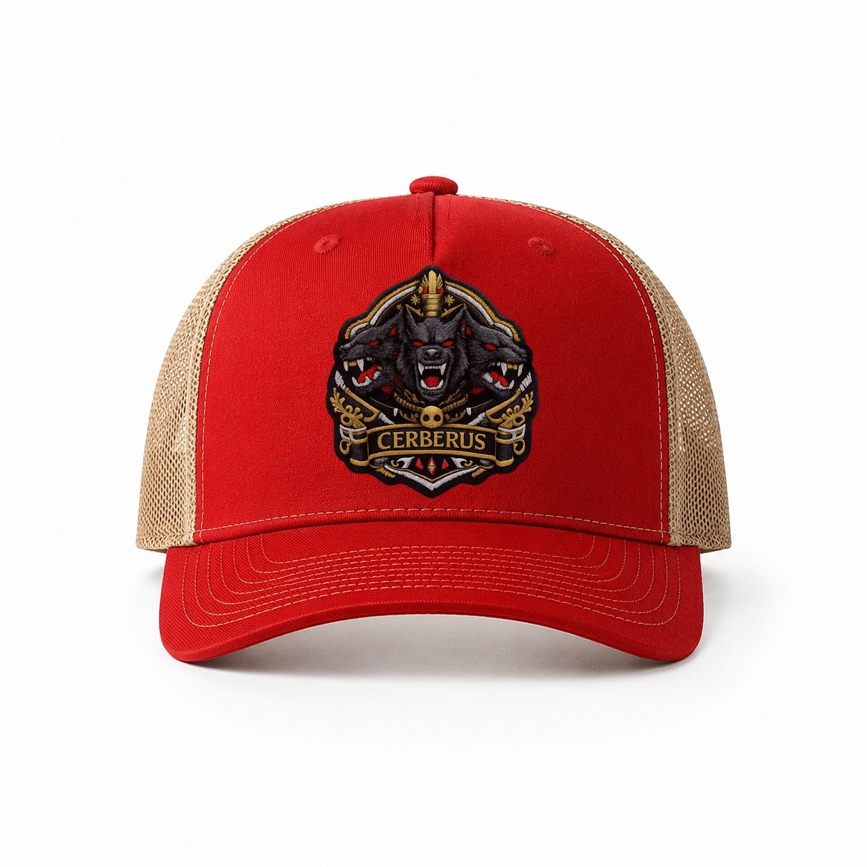 Red-Khaki — front view