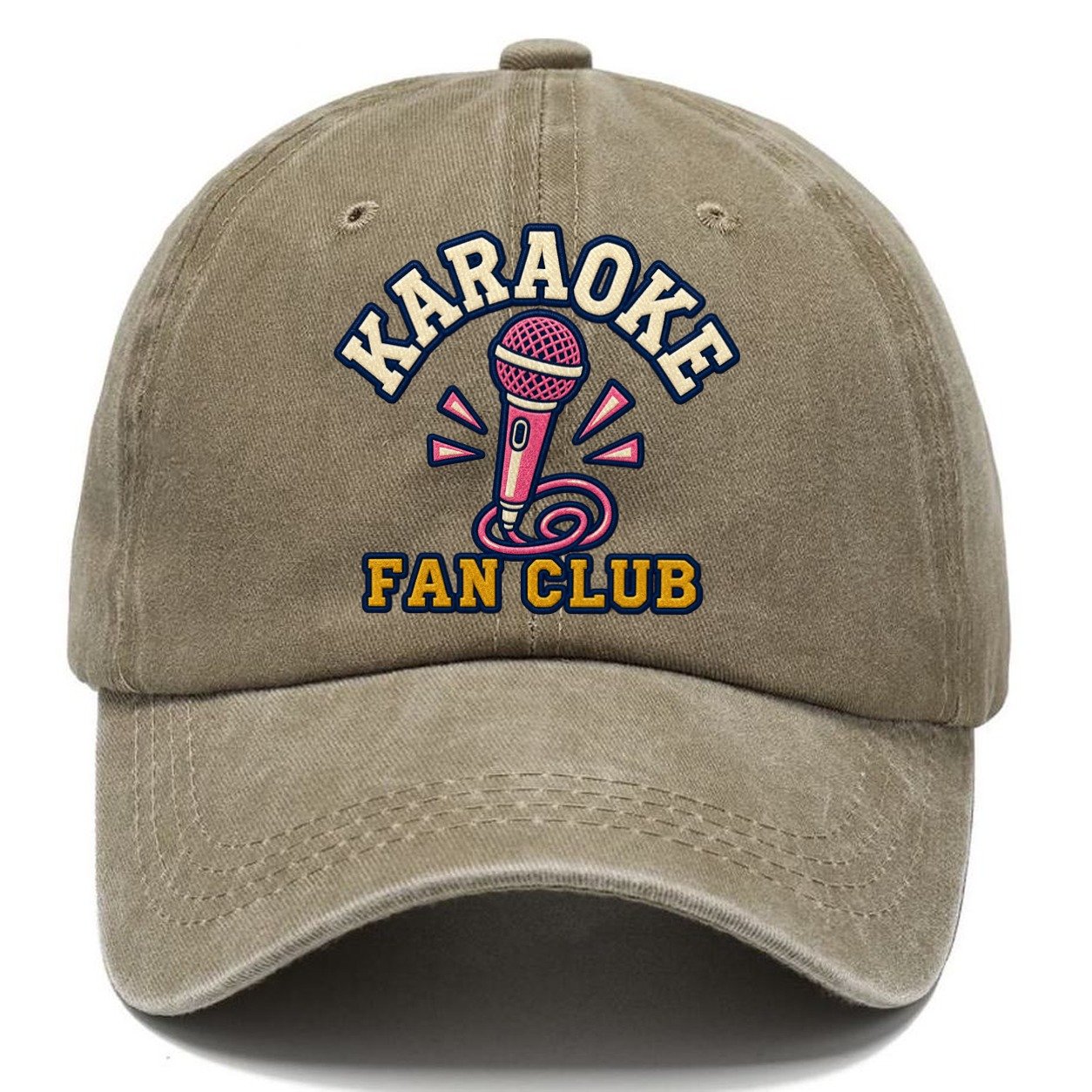 Karaoke Fan Club Classic Cap – Warm Sand
