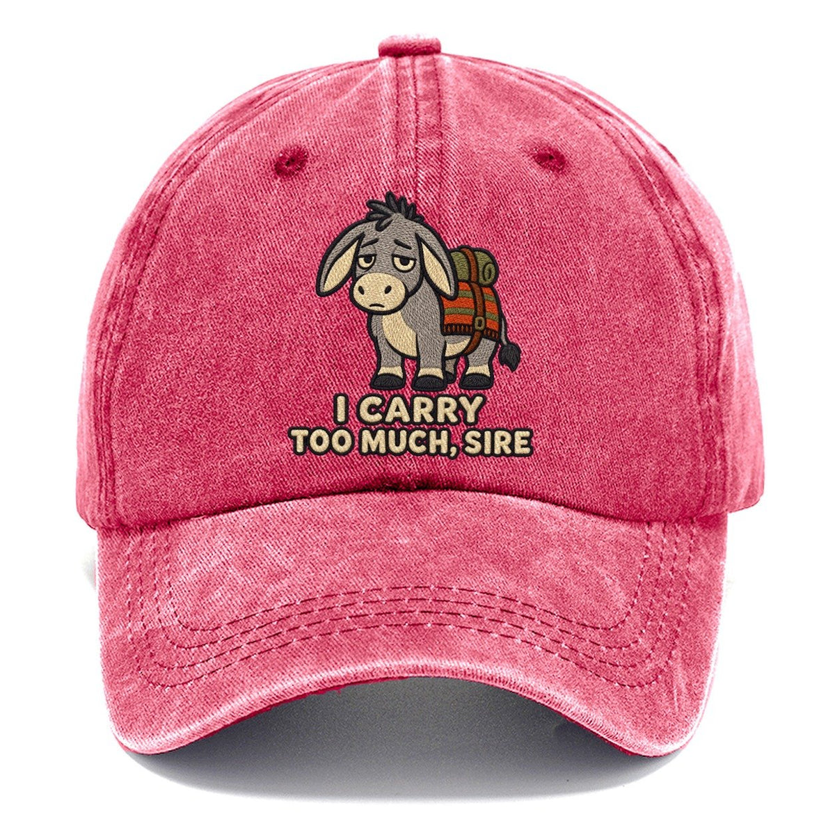 Donkey Bearer Weary Court Classic Cap – Pomegranate Blush