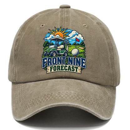 Front Nine Forecast Golf Life Classic Cap – Warm Sand