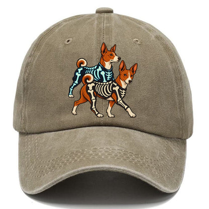 2 Basenjis In Halloween Costumes Hdp 29 Parade Lineup Halloween Dog Parade Classic Cap – Warm Sand