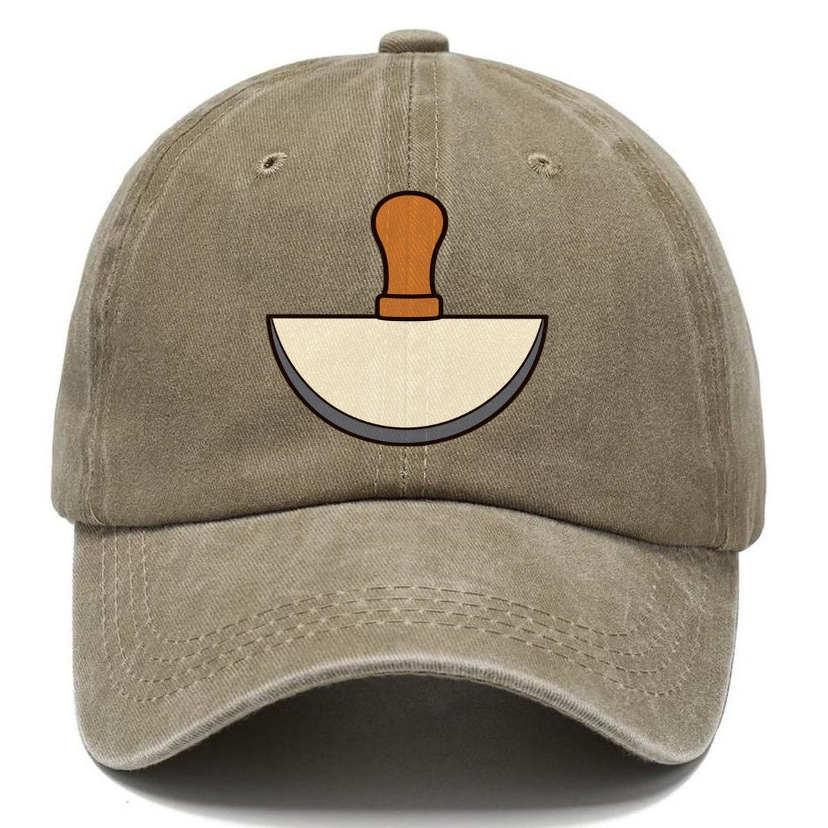 Round Knife Study Leathercraft Classic Cap – Warm Sand