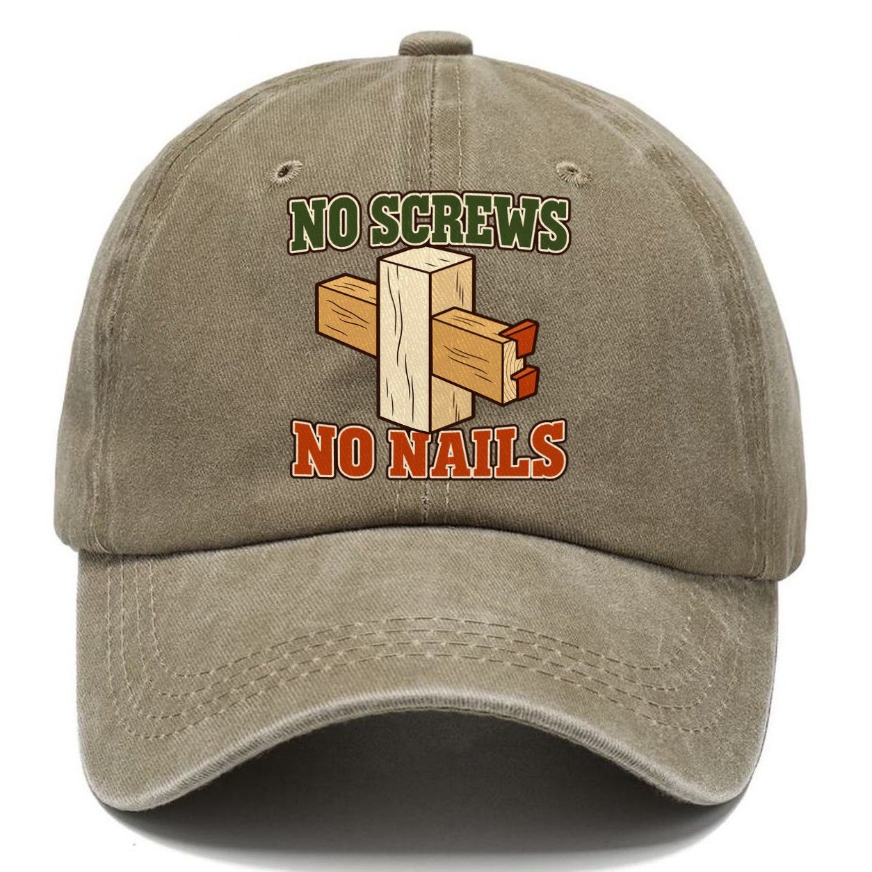 No Screws No Nails Woodworking Classic Cap – Warm Sand