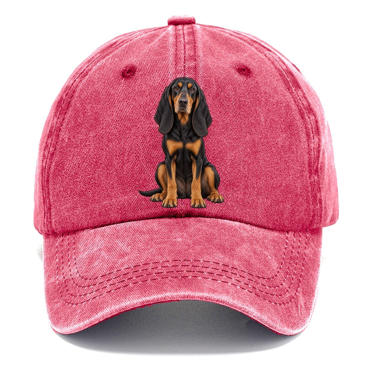 Black And Tan Coonhound Classic Cap – Pomegranate Blush