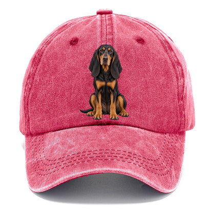 Black And Tan Coonhound Classic Cap – Pomegranate Blush