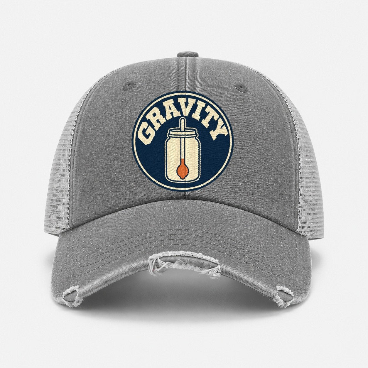 Grey — front view