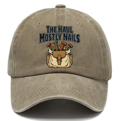 The Haul Mostly Nails Treasure Hunting Classic Cap – Warm Sand