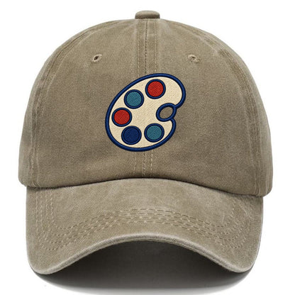 Painter Palette Tiny Solo Marks Classic Cap – Warm Sand