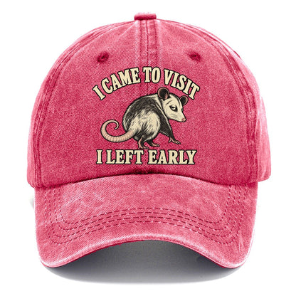 Opossum Quiet Exit Everyday Originals Classic Cap – Pomegranate Blush