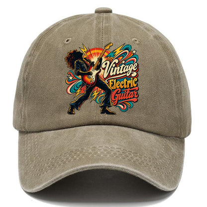 Vintage Electric Guitar Music Instruments Classic Cap – Warm Sand